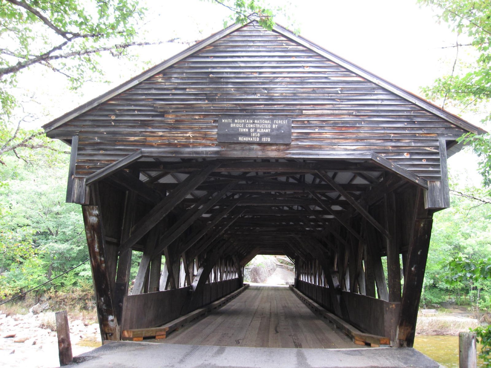 Albany Covered Bridge off the Kancamagus Highway
