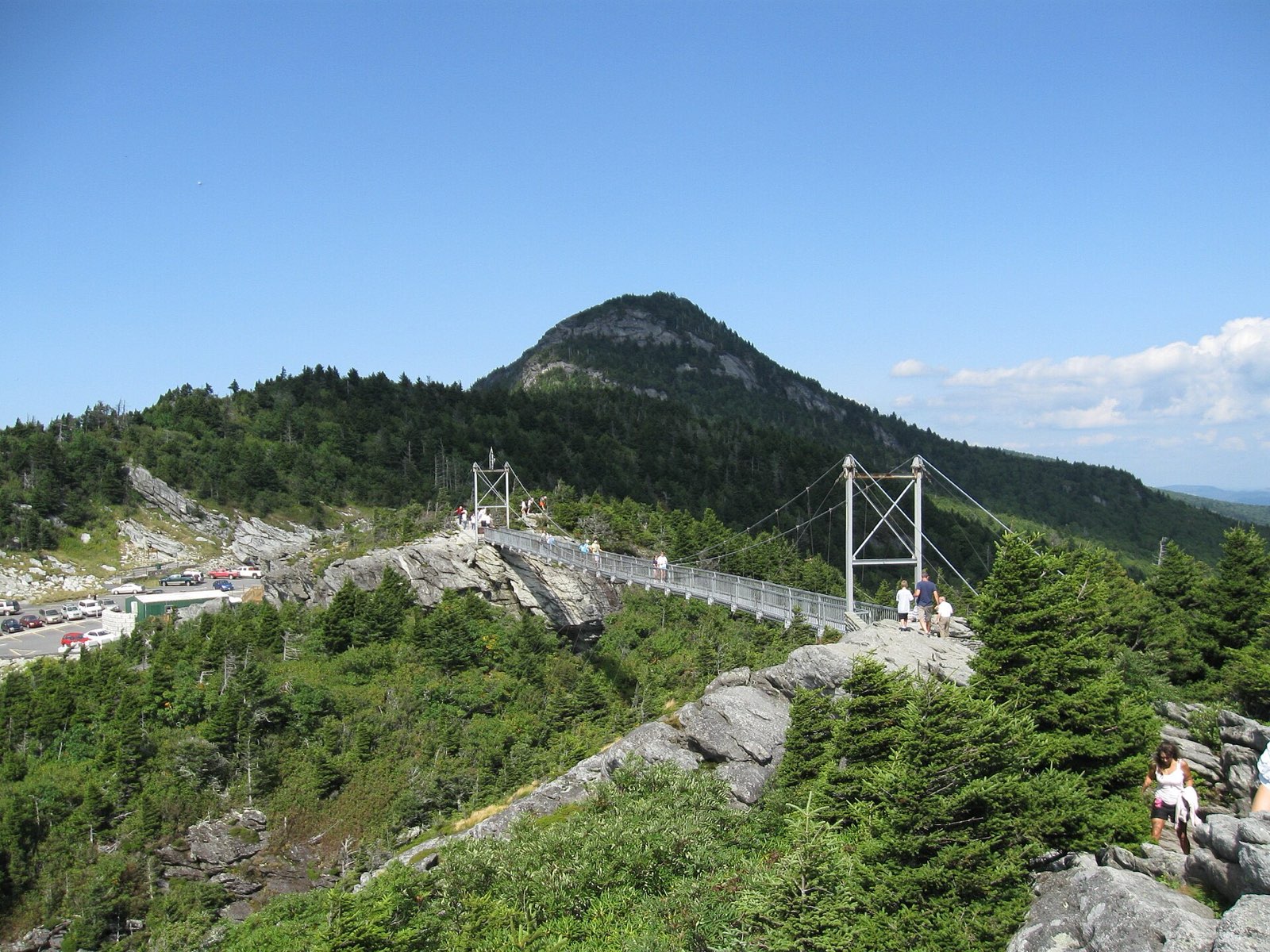 Mile High Swinging Bridge at Grandfather Mountain