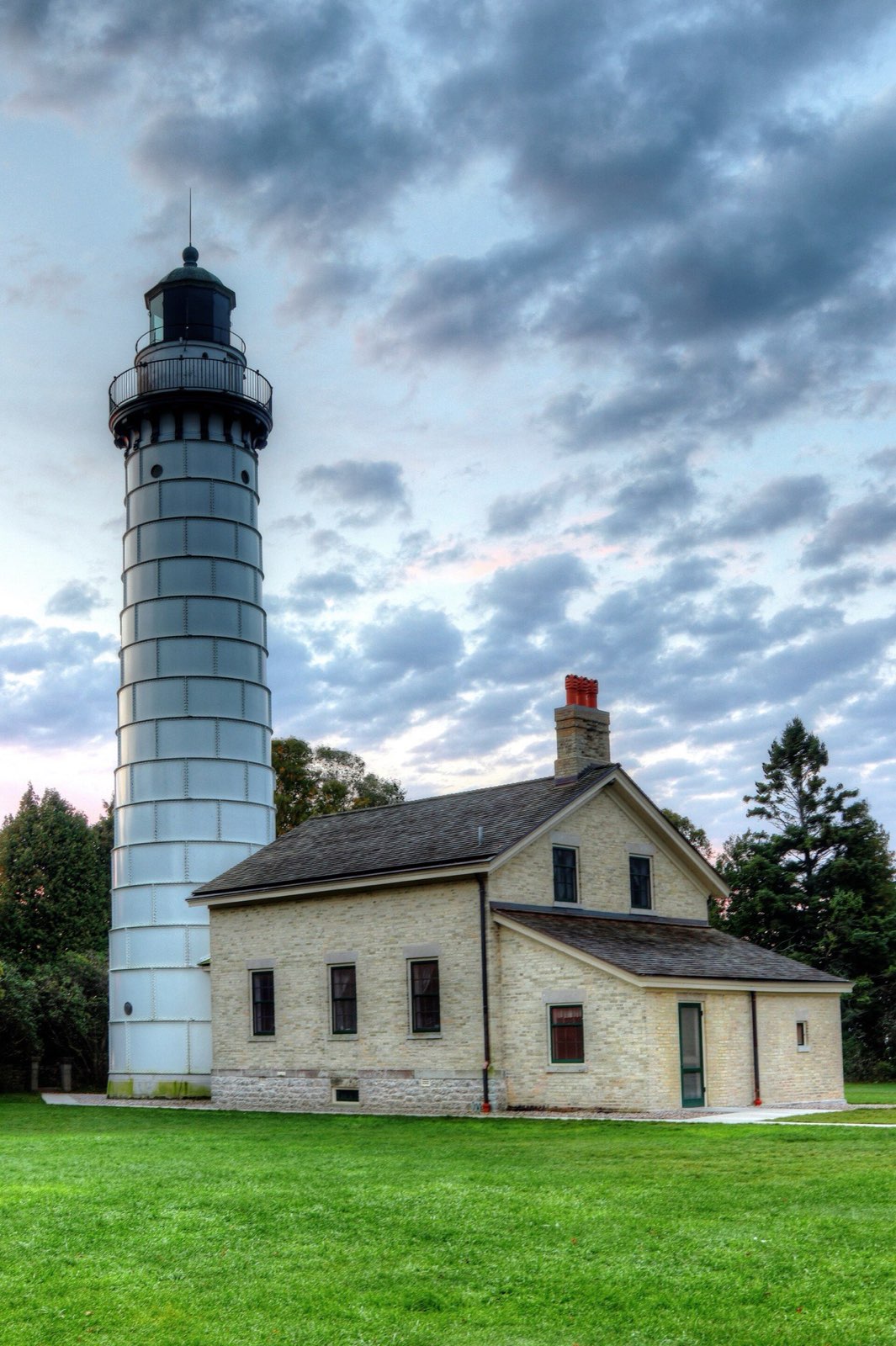Cana Island Lighthouse, Door County, in October